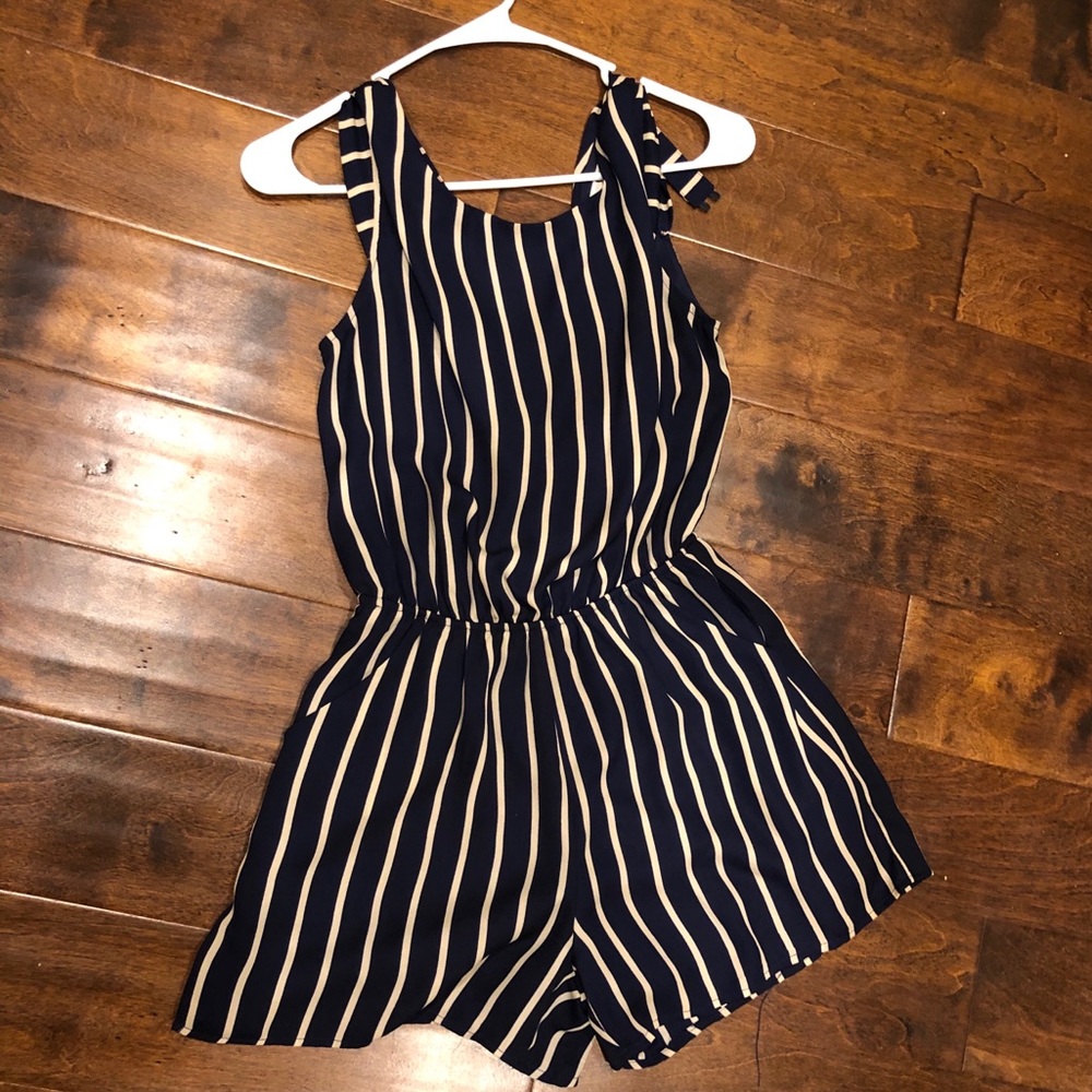 DressUp boutique striped romper!